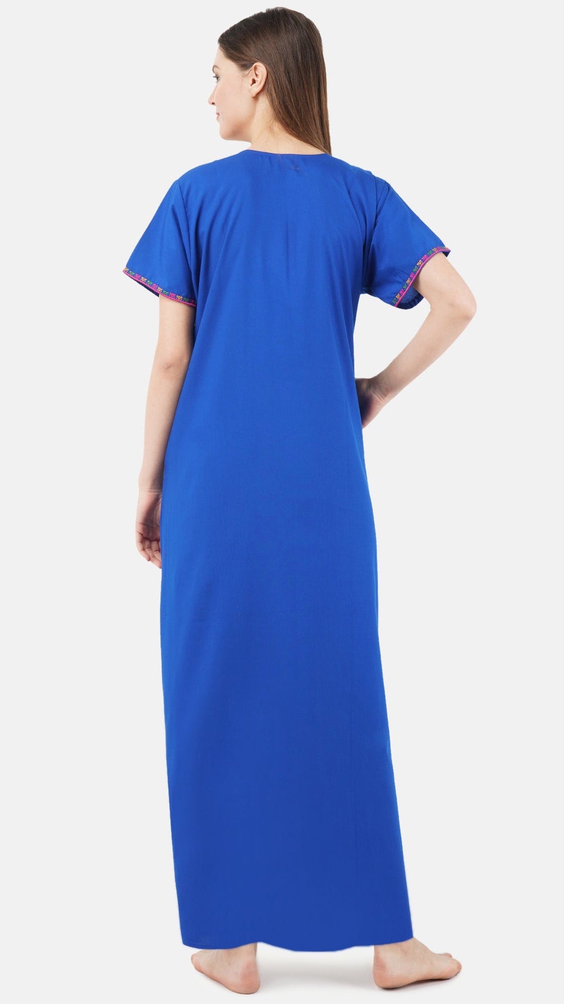 Multi Coloured Embroidered Nightgown