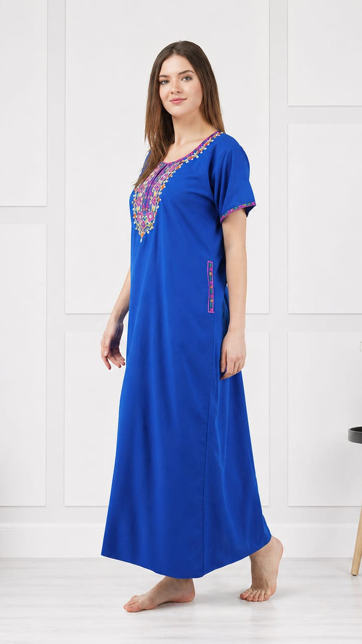 Multi Coloured Embroidered Nightgown