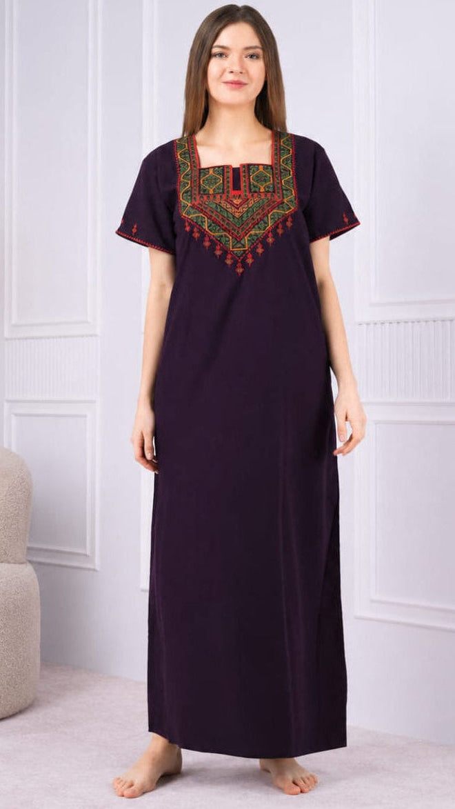Resham Embroidery Night Gown Main image