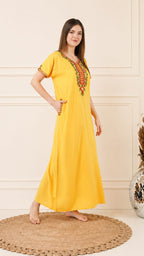 Crosswork Embroidered Nightgown