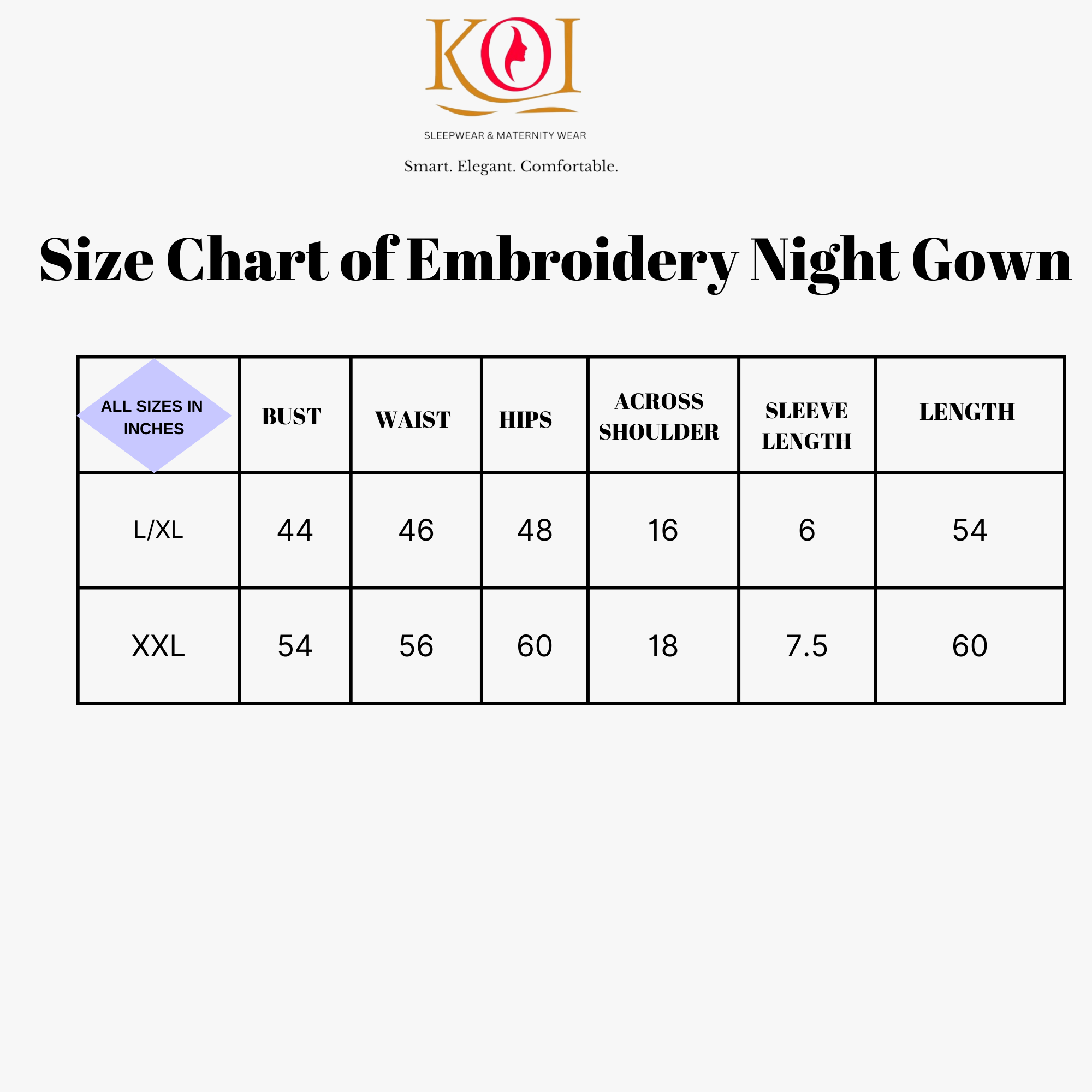 Multi Coloured Embroidered Nightgown