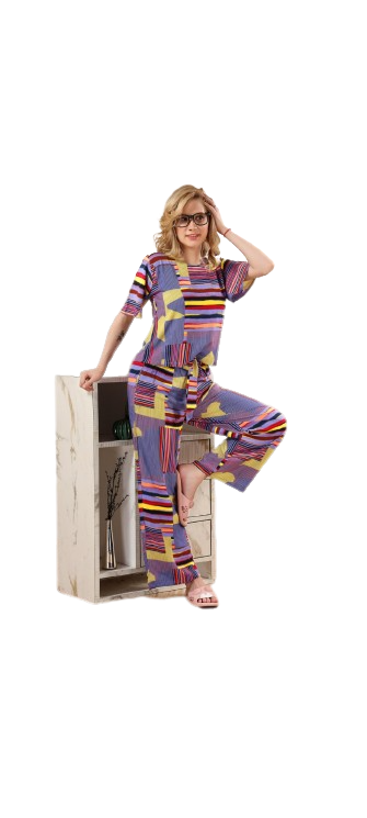 Multicolor Co-Ord set