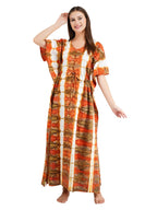 Kaftan with Beautiful Tie & Dye Colour Print