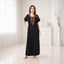 Multifloral Embroidery Night Gown
