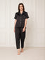 KOI-STRAPPY BLACK-SATIN-PAJAMASET