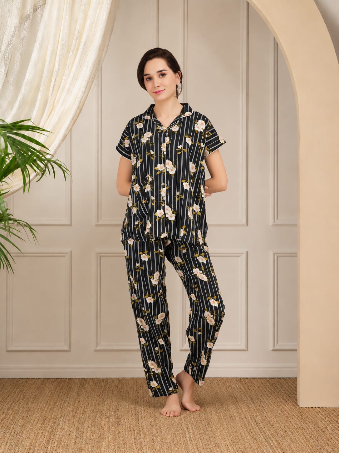 Rayon Long Nightsuit