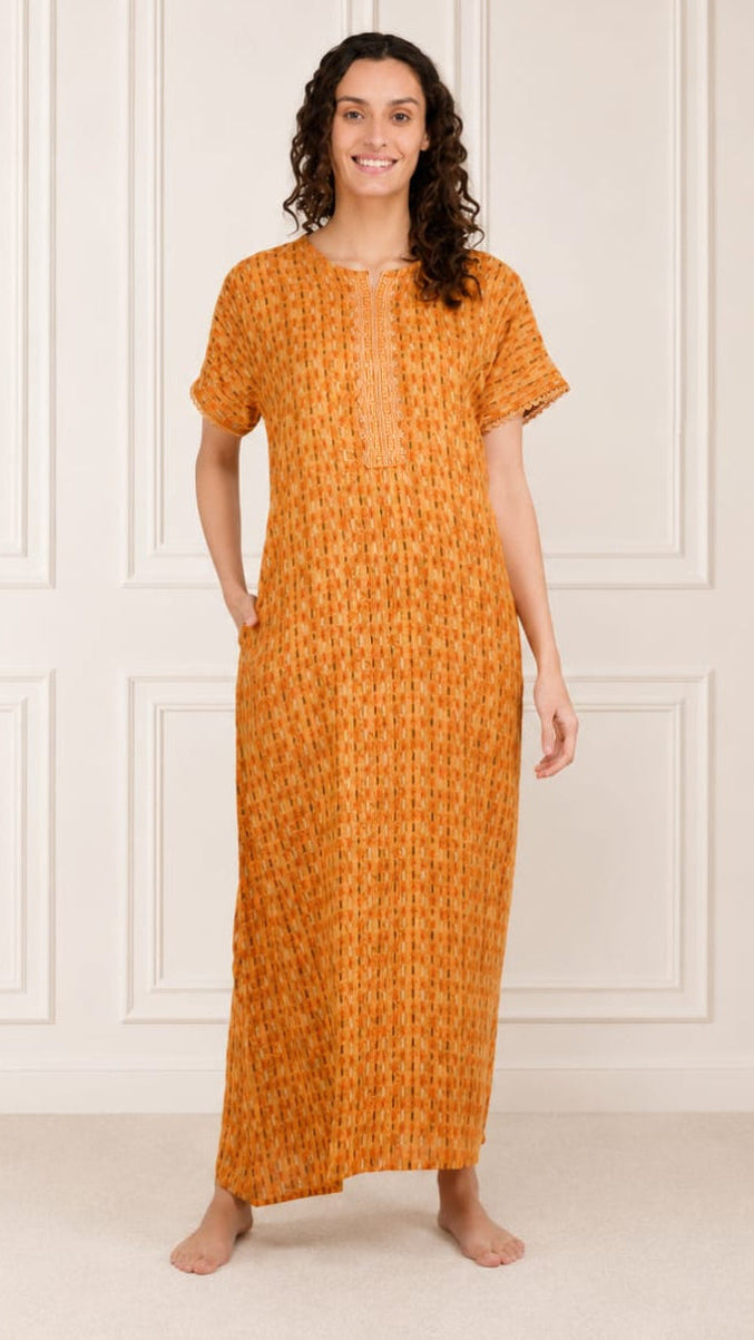 Embroidery Night Gown Main image