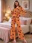 Women's Dot Printed Night Suit Set