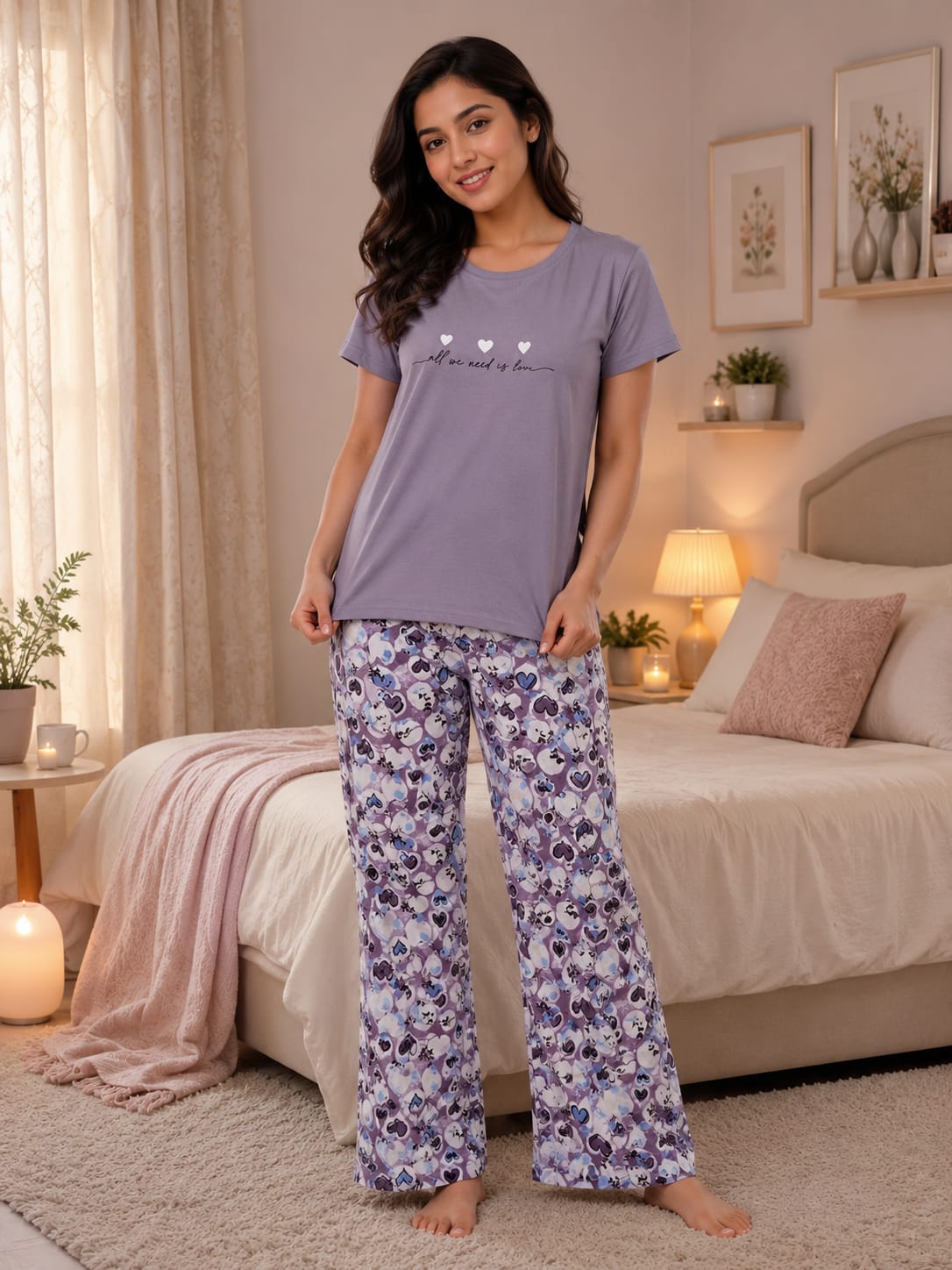 Women's Cotton Night Suit Set Main image