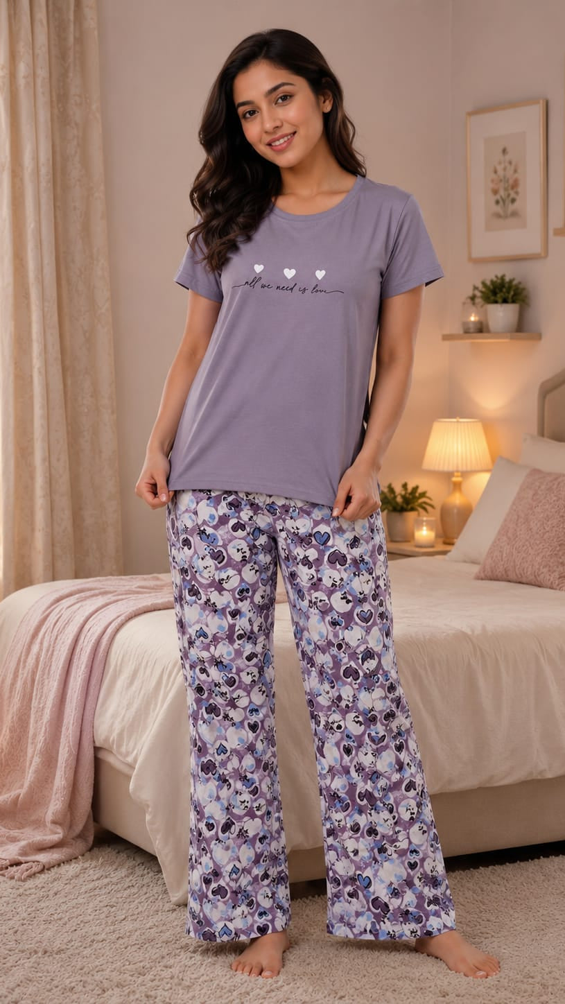 Women's Cotton Night Suit Set Main image