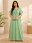 Women's Embroidered Night Gown | Premium Cotton Blend | 3XL | Multiple Colours