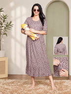 Printed Maternity Frock/Dresses