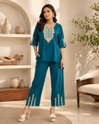 Premium Embroidered Co-ord Set