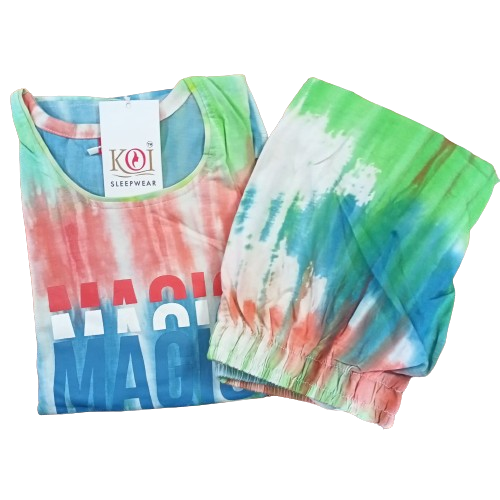 KOI SLEEPWEAR TIE DYE NIGHTSUIT Secondary image