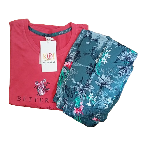 KOI SLEEPWEAR PRINTED NIGHTSUIT Secondary image