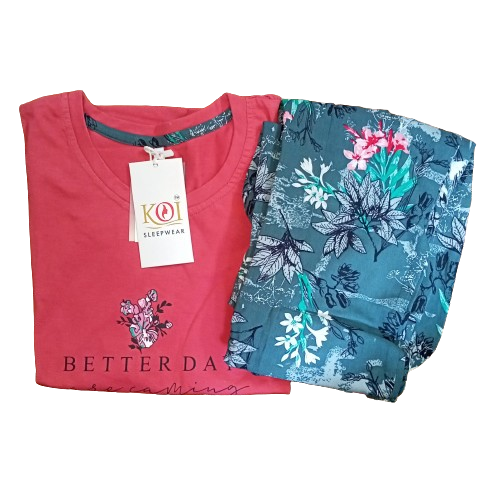 KOI SLEEPWEAR PRINTED NIGHTSUIT Main image