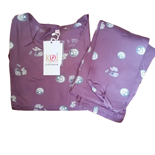 KOI SLEEPWEAR BEAUTIFUL PRINT NIGHTSUIT Secondary image