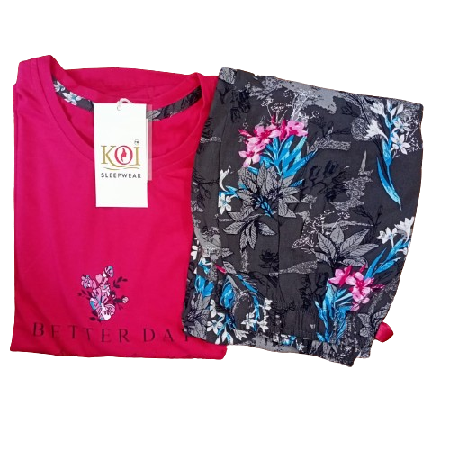 KOI SLEEPWEAR PRINTEED NIGHTSUIT Main image