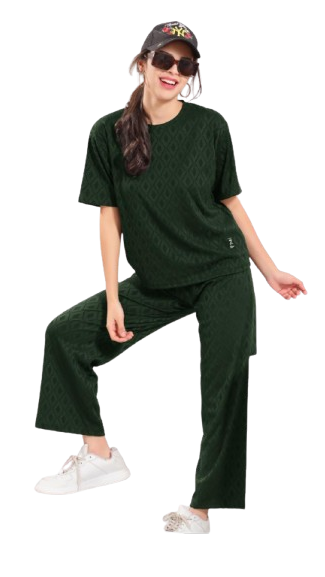 KOI SLEEPWEAR SAELF WORK EMBROIDERED CO-ORD SET FOR WOMEN Main image