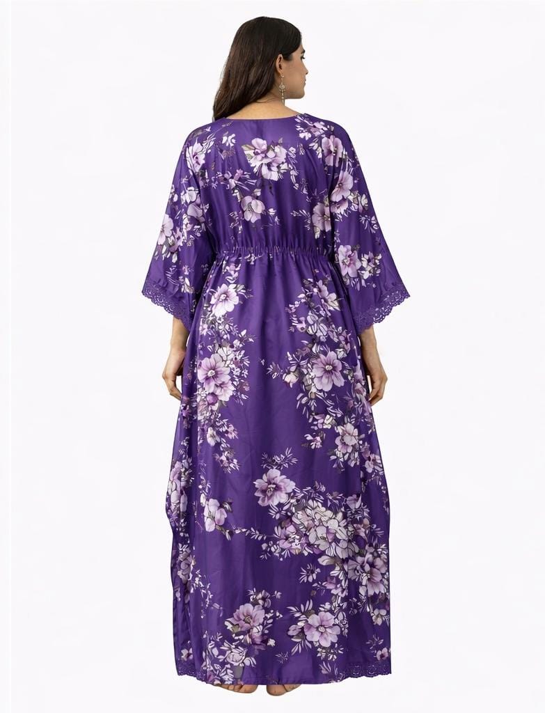 Women's Floral Kaftan Gown