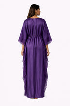 Women's Satin Lace Kaftan Gown