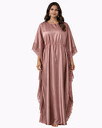 Women's Satin Lace Kaftan Gown