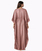 Women's Satin Lace Kaftan Gown