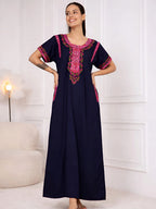 KOI SLEEPWEAR BHOPALI EMBROIDERED GOWN