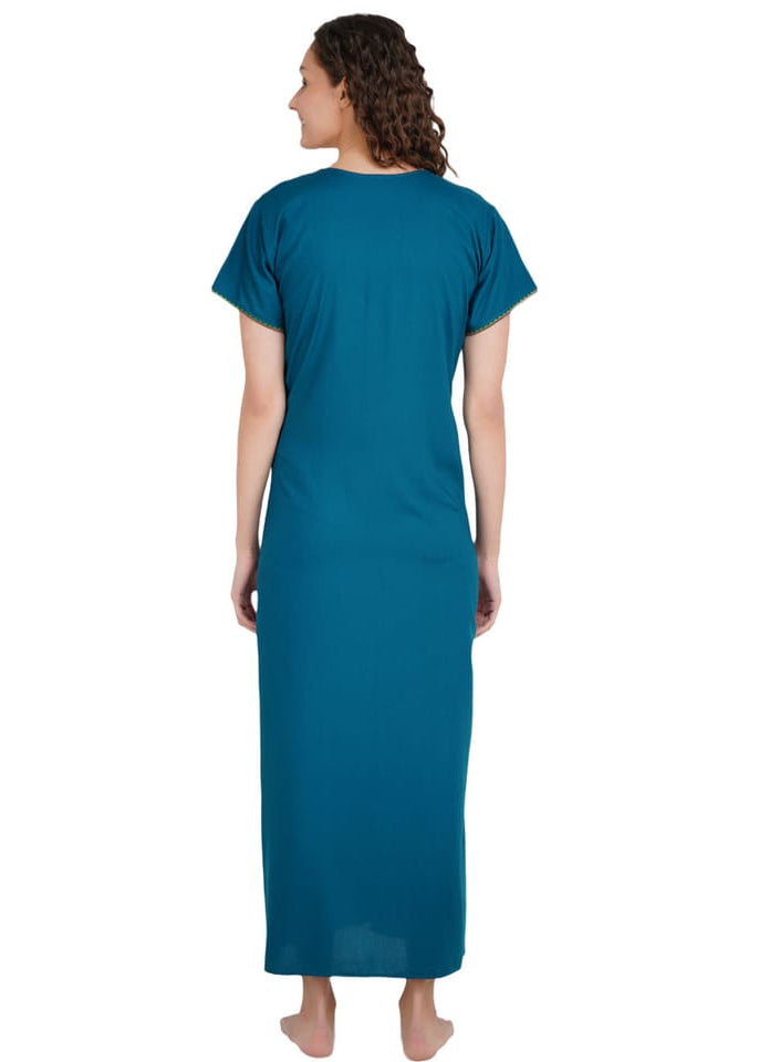 Colourful Embroidery Nightgown Secondary image