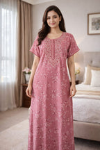 Alpine Embroidery Night Gown