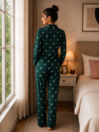 HEART PRINT PYJAMA SET