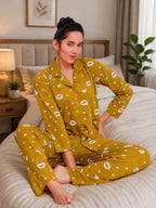 MUSTARD BLISS NIGHT SUIT