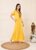 Crosswork Embroidered Nightgown