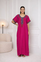 KOI SLEEPWEAR BHOPALI EMBROIDERED GOWN