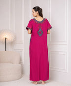 KOI SLEEPWEAR BHOPALI EMBROIDERED GOWN