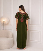 KOI SLEEPWEAR BHOPALI EMBROIDERED GOWN