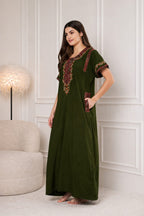 KOI SLEEPWEAR BHOPALI EMBROIDERED GOWN