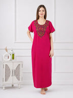 Colourful Embroidery Nightgown