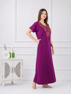 Colourful Embroidery Nightgown