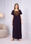 Resham Embroidery Night Gown