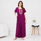 Multi Coloured Embroidered Nightgown