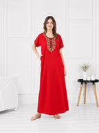 Multi Coloured Embroidered Nightgown