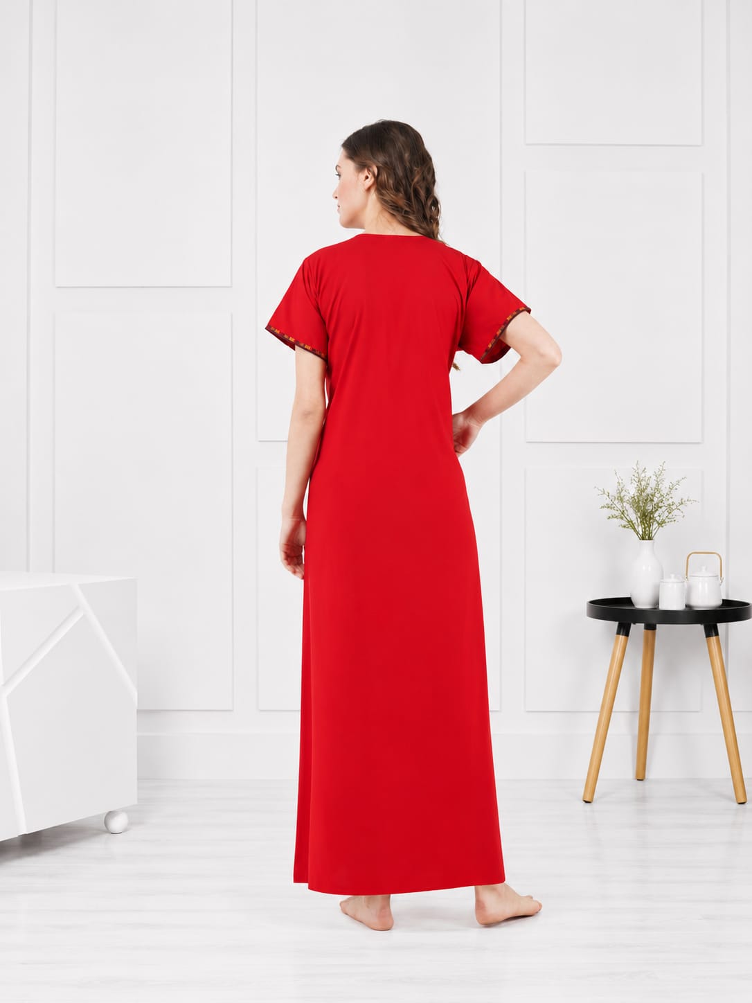Multi Coloured Embroidered Nightgown
