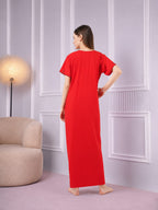 Resham Embroidery Night Gown