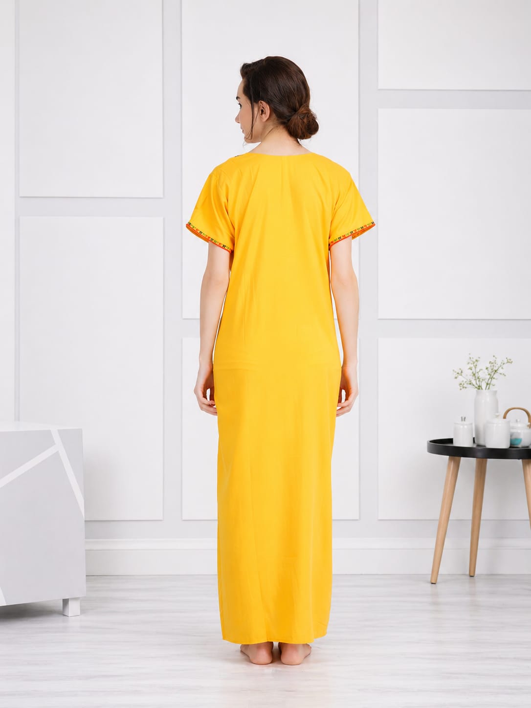 Multi Coloured Embroidered Nightgown