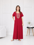 Multi Coloured Embroidered Nightgown