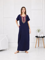 Multi Coloured Embroidered Nightgown