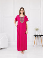 Multi Coloured Embroidered Nightgown
