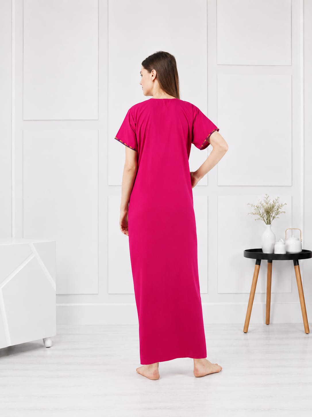 Multi Coloured Embroidered Nightgown