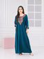 Nine Flowers Embroidery Night Gown